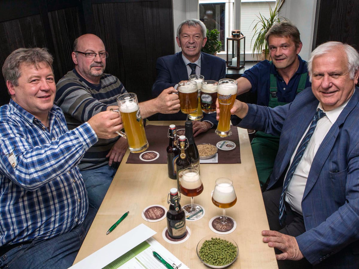 "Der erste Schritt zum Landkreis-Bier ist getan!"