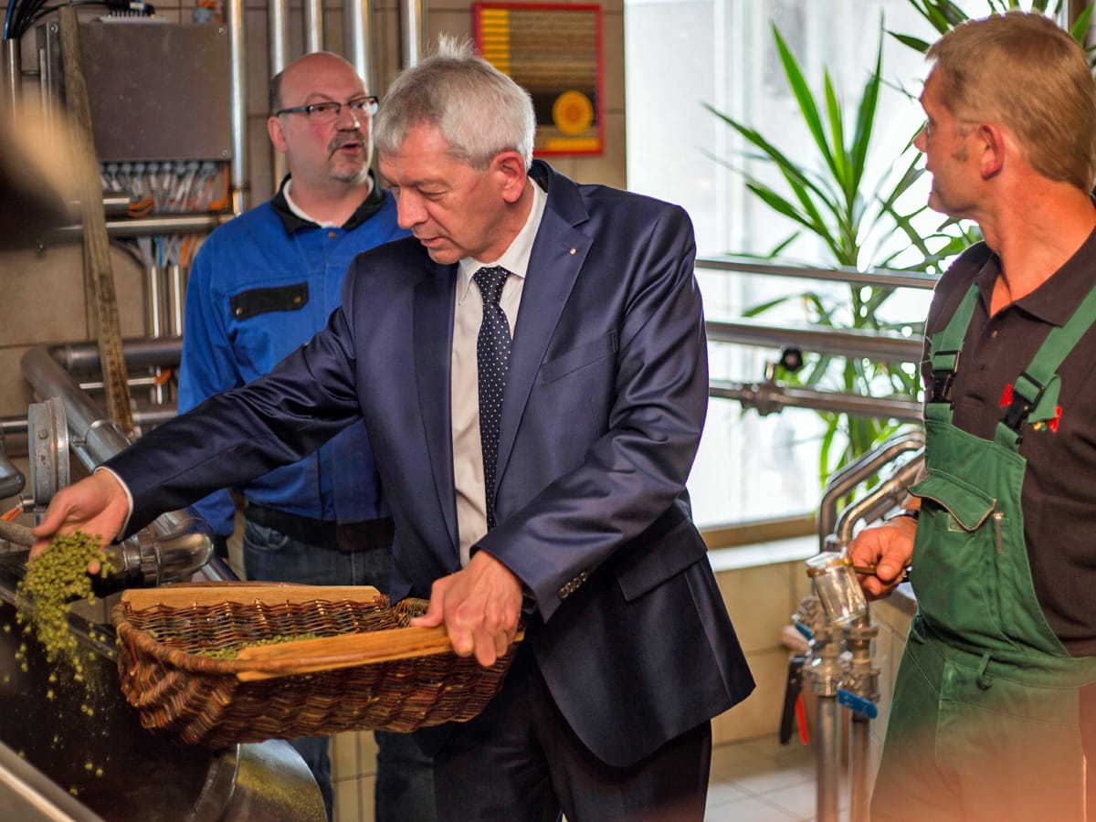 "Ein Bier für den Landkreis Bamberg!"